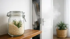 Zo maak je een rijst- en rozemarijnpot tegen muffe geurtjes in huis