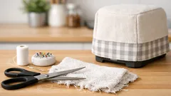 Maak van een oude handdoek een beschermhoes voor apparaten (stofvrij en duurzaam)