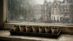 Maak in 5 minuten een plantpotje van een wc-rol en kweek zaailingen zonder plastic