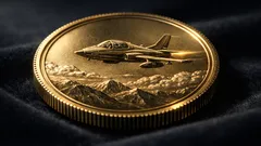 James Bond munten 2025: dit is het Octopussy microjet ontwerp van The Royal Mint