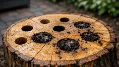 Boomstronk verwijderen zonder graven: zo laat je ’m natuurlijk verteren