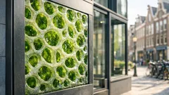 Levend bouwmateriaal van ETH Zürich: muren die CO₂ opslaan met cyanobacteriën