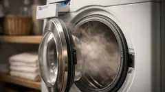 Wasmachine stinkt? Dit is of je de deur open of dicht moet laten na het wassen