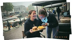 Kort verhaal: Drie meiden in de kantinerij, en toen viel er een stilte