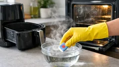 Airfryer schoonmaken met een vaatwastablet: zo ontvet je ‘m in 10 minuten