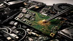 Royal Mint haalt goud uit e-waste op kamertemperatuur en dat kan recycling flink veranderen