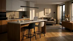 Salontafel vervangen door een ontbijtbar: zo maak je je woonkamer ruimer en gezelliger