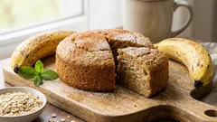 Gezonde bananencake uit de blender: zonder meel en suiker, klaar in 5 minuten