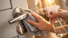Deurklinken schoonmaken met witte azijn: zo doe je dat snel en goed