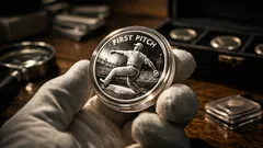 First Pitch 2025: alles over de zilveren high relief verzamelmunt met oplage 1.964