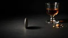 Deze €5-verzamelmunt eert Toscane met cantucci en Vin Santo in kleur