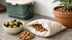 Olijfpitten hergebruiken: 9 slimme ideeën voor thuis en tuin