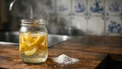 Zo maak je met citroenschil en baksoda een natuurlijk schoonmaakmiddel dat echt ontvet